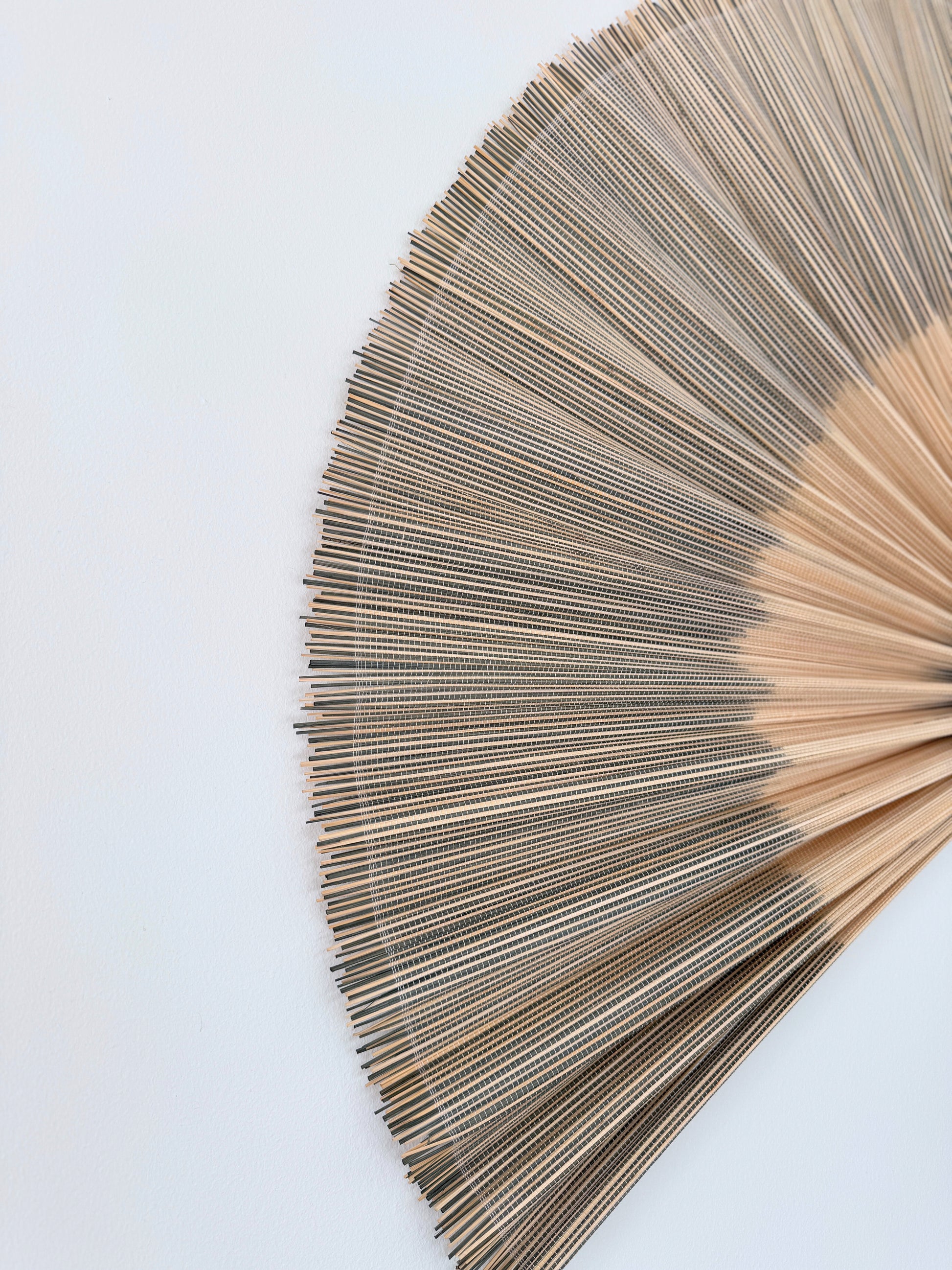 Bambusvifte natur tæt på - vægvifte