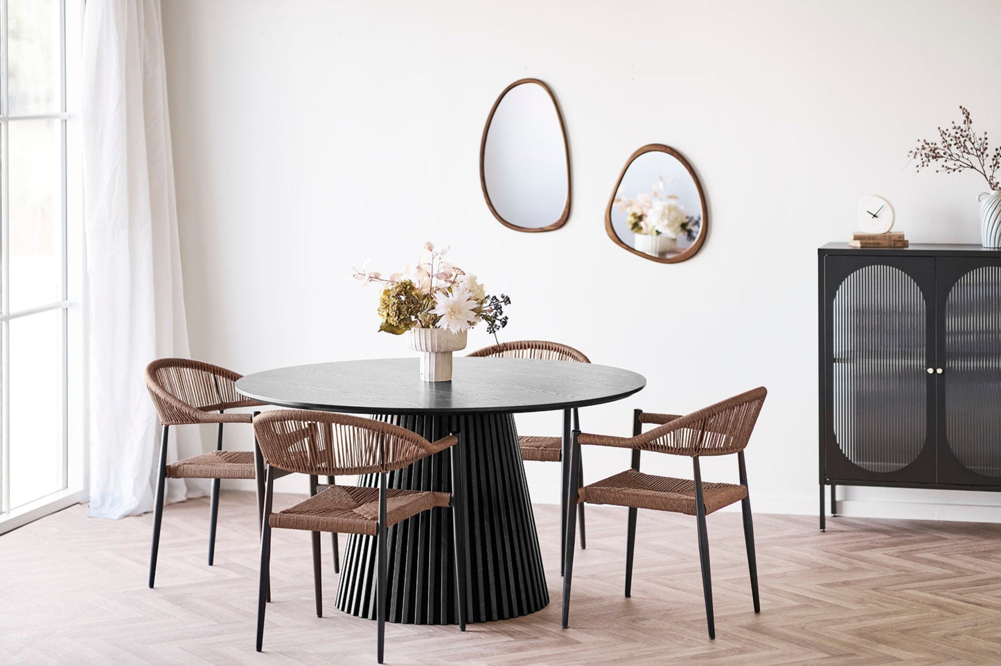 Nora – Vase i brun/beige