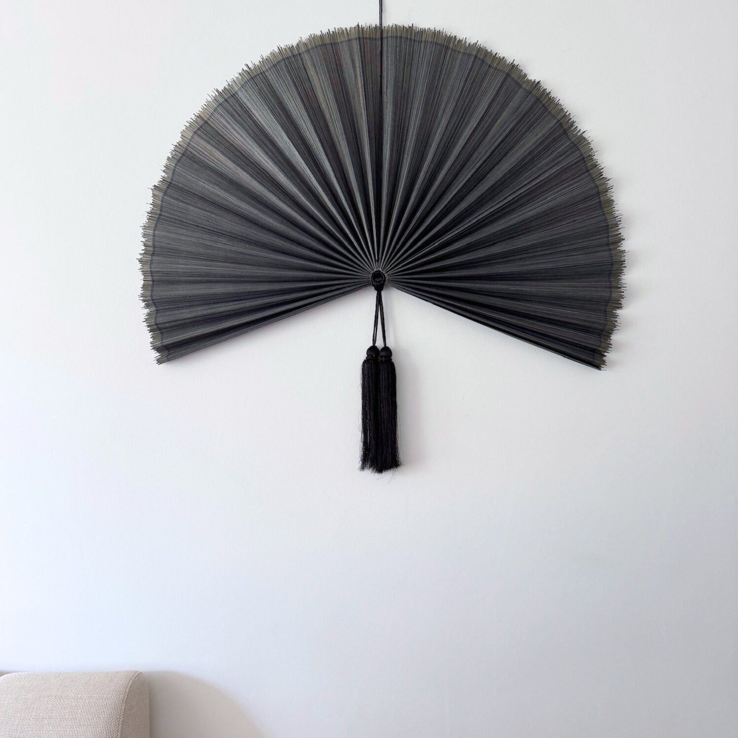 Saga Bambusvifte Grå