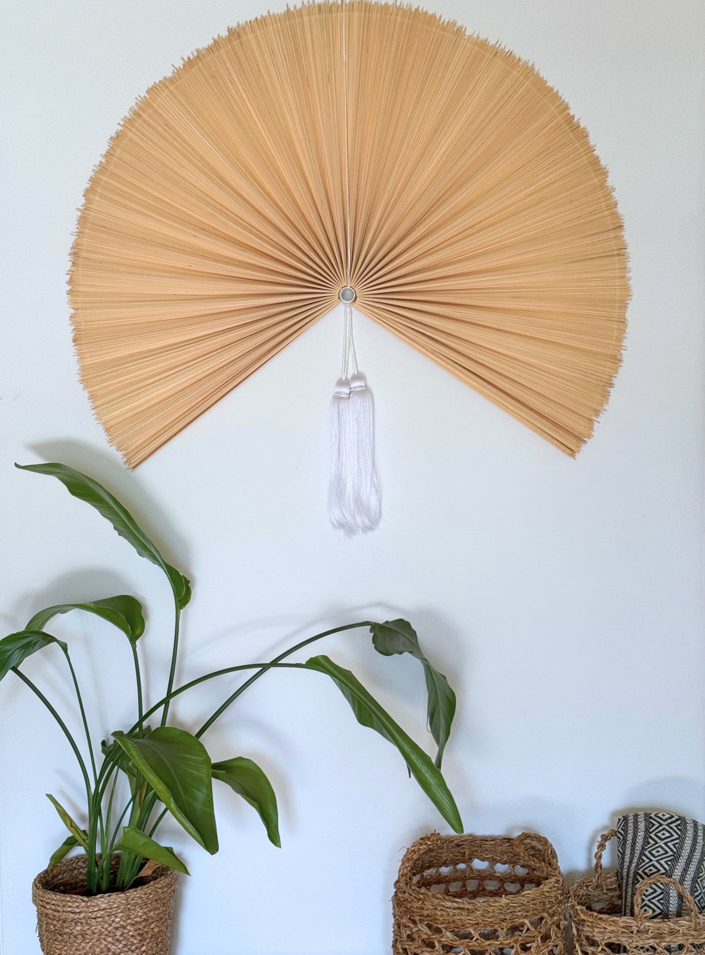 Saga Bambusvifte Lys
