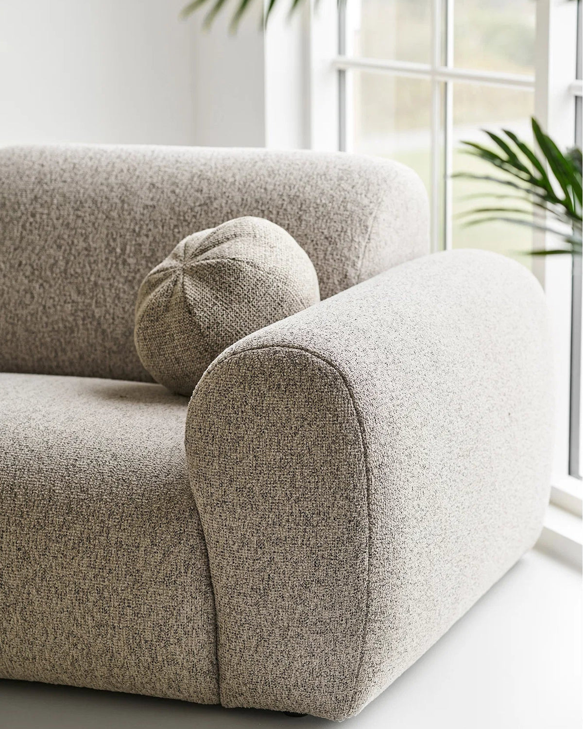 Clyde Loungesofa – Venstrevendt, Stengrå
