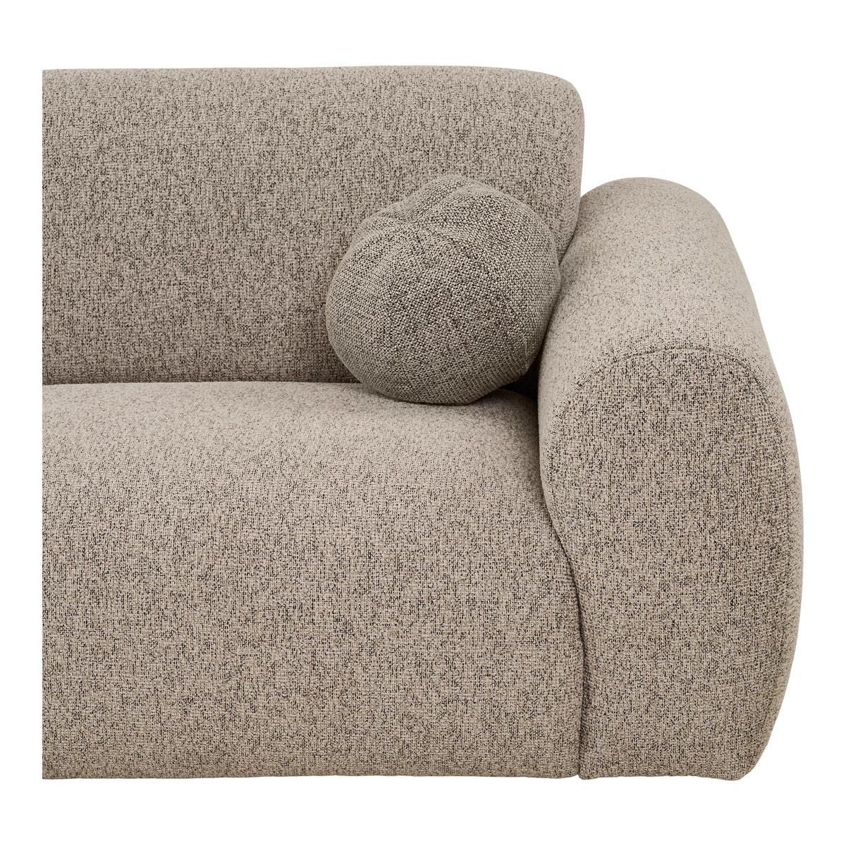 Clyde Loungesofa – Venstrevendt, Stengrå