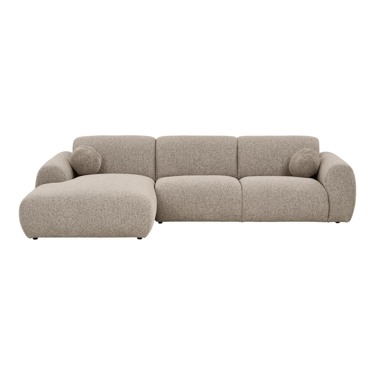 Clyde Loungesofa – Venstrevendt, Stengrå