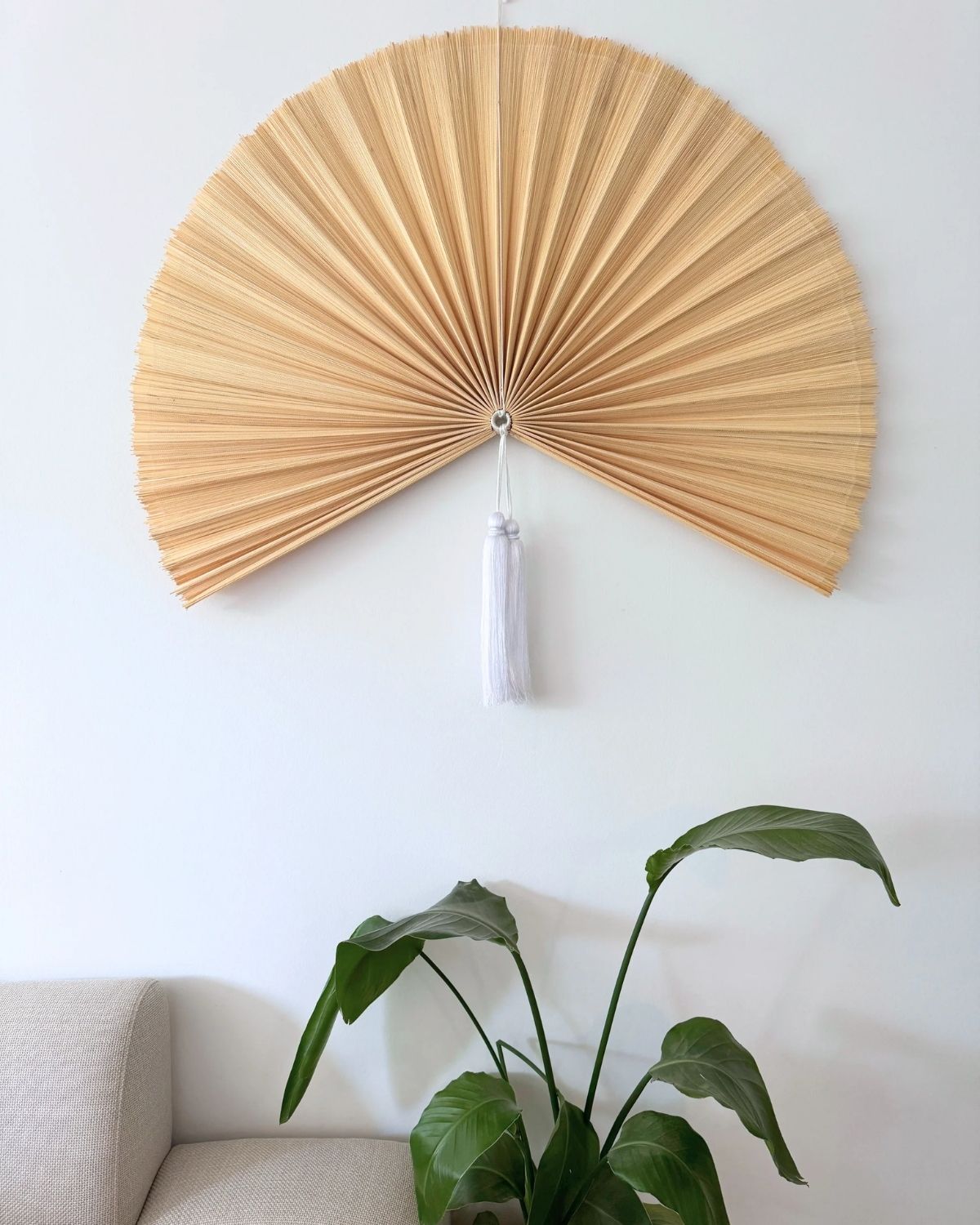 Saga Bambusvifte Lys