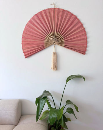 Saga Bambusvifte Rosa