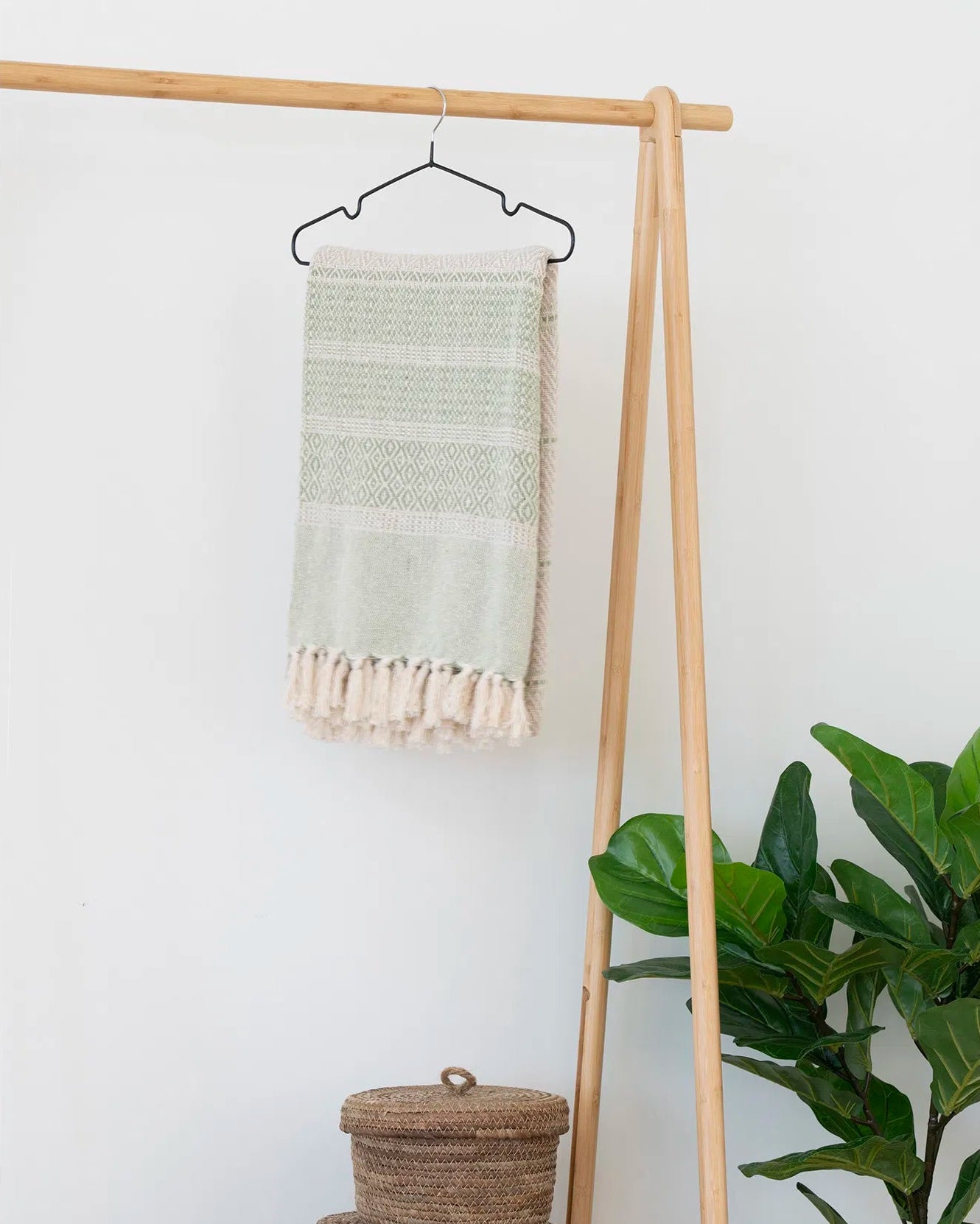 Lina Plaid i genanvendt bomuld