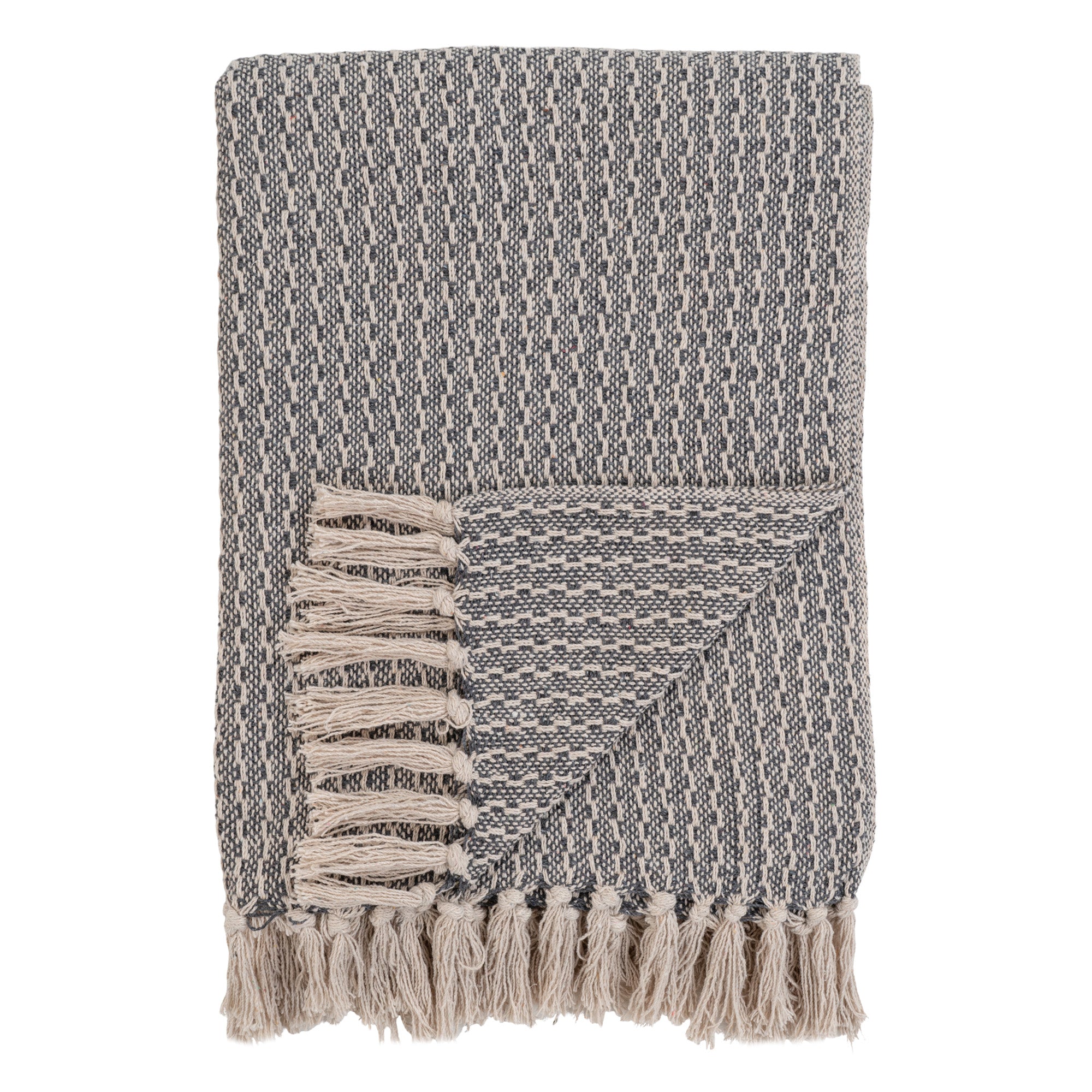 Liva Plaid i genanvendt bomuld