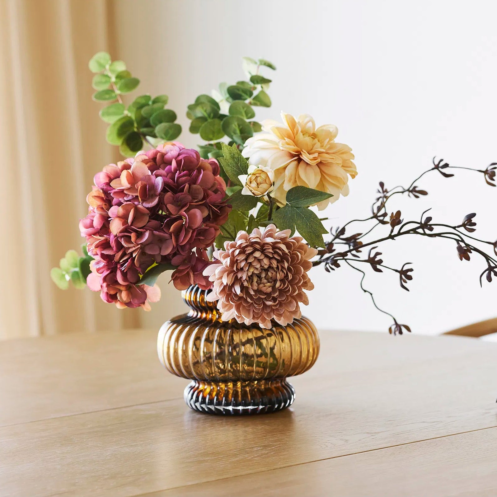 Aya – Glasvase (Smoked brun)