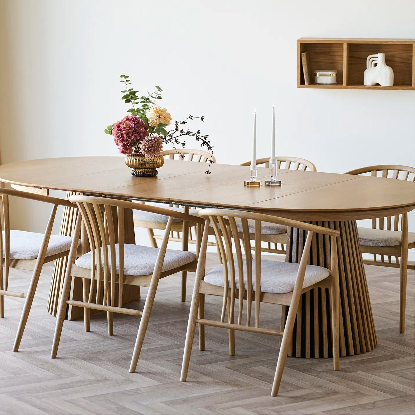 Aya – Glasvase (Smoked brun)