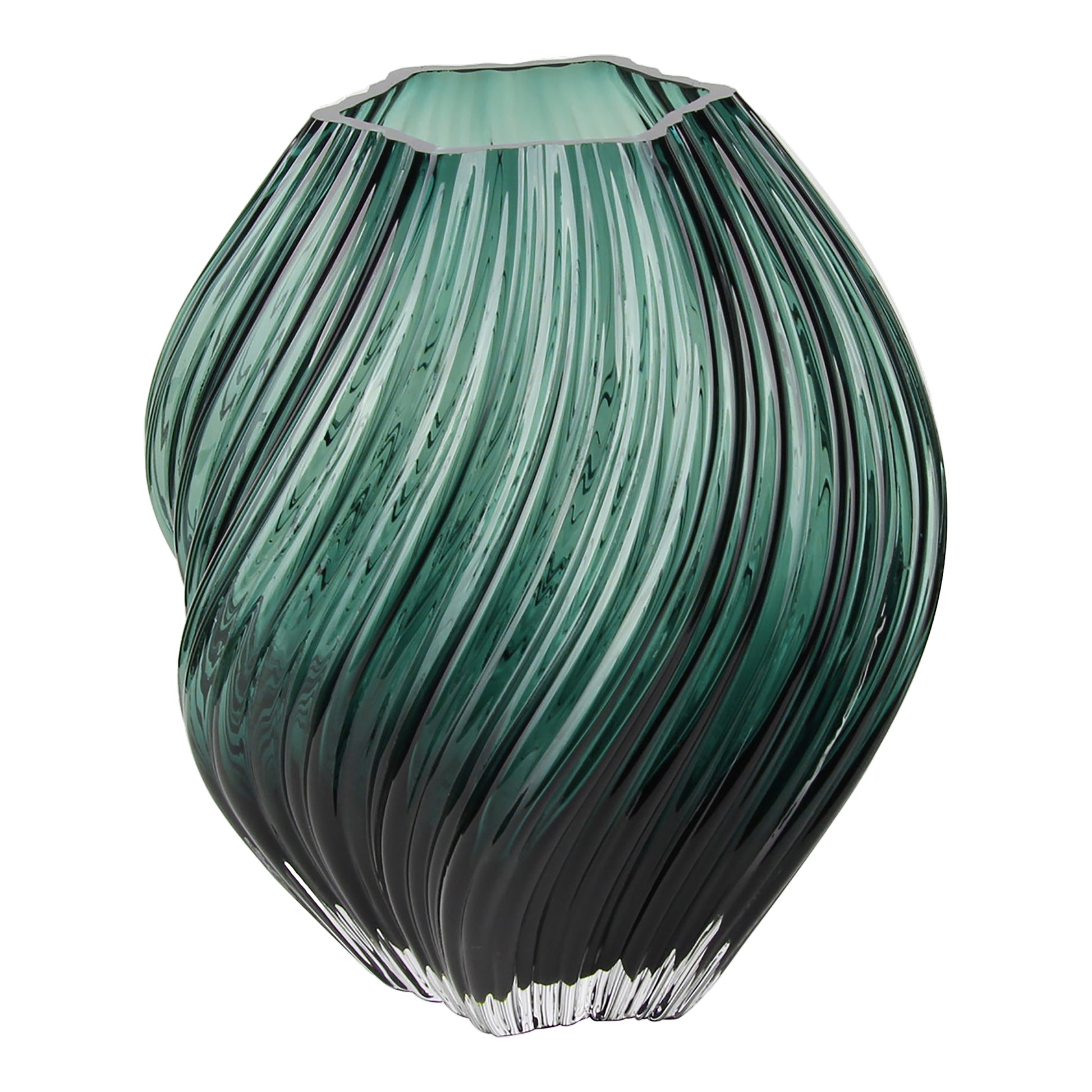 VERDE VASE på hvid baggrund fra front