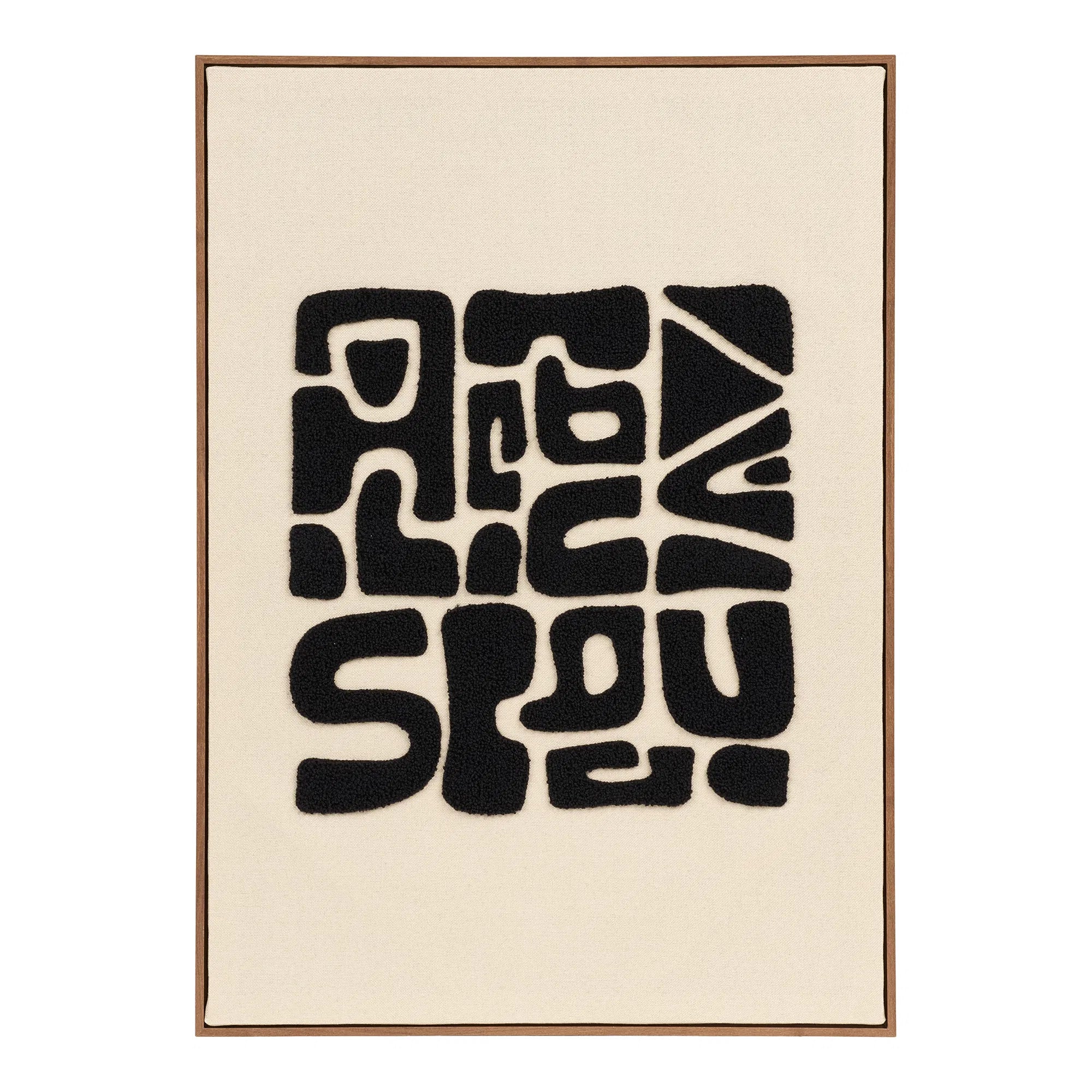 Sigga Vægdekoration (Beige / Sort)