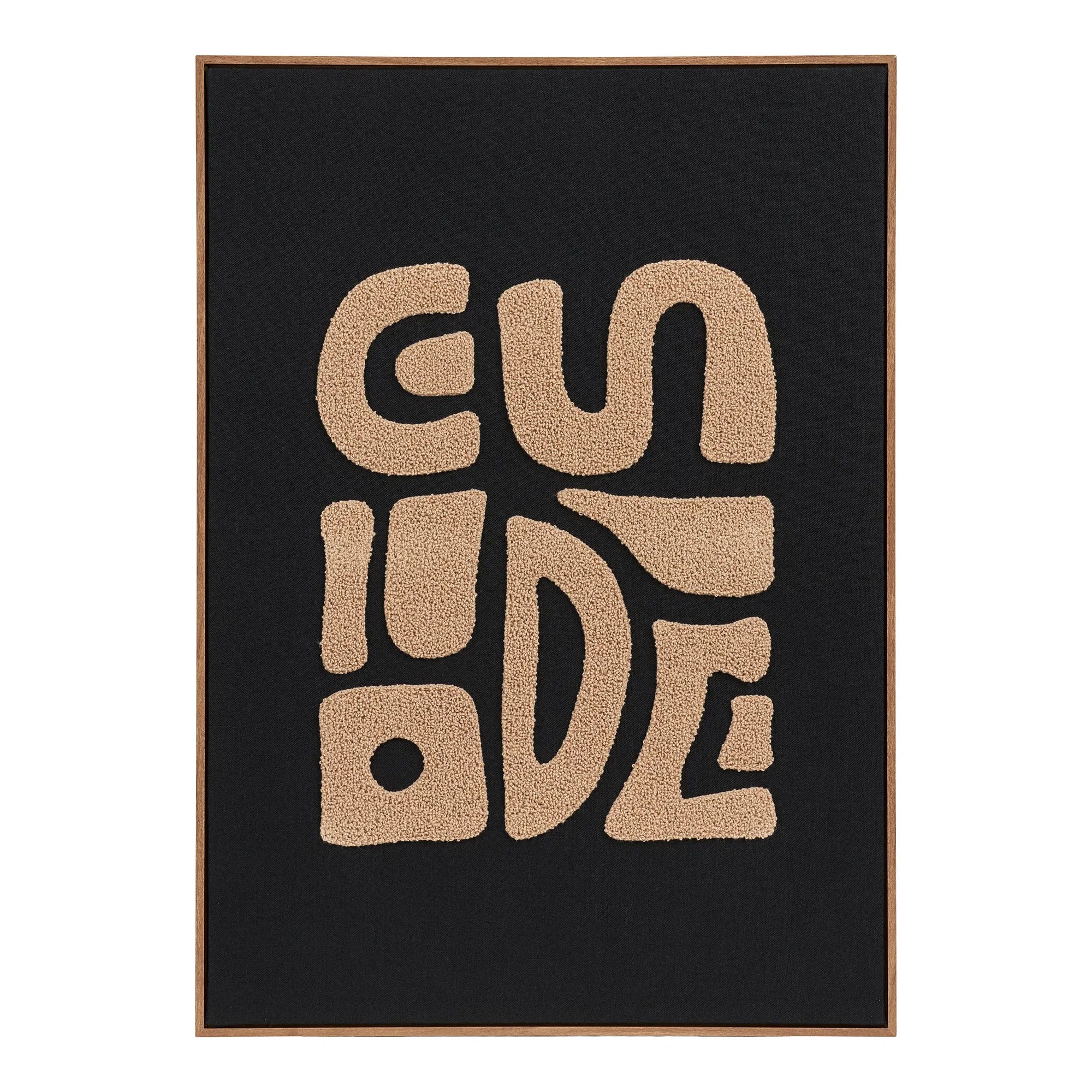 Sigga Vægdekoration (Sort / Brun)