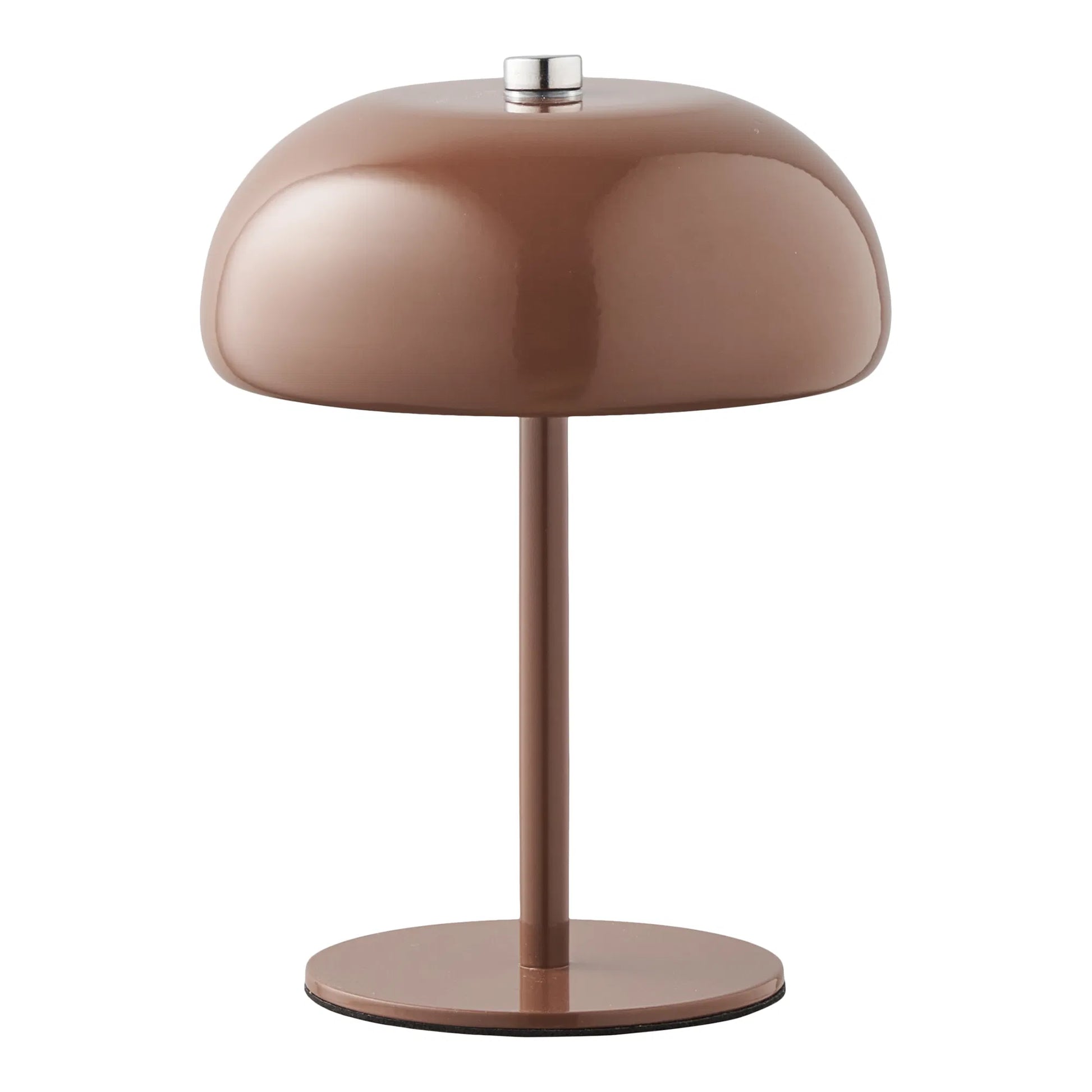 Ember bordlampe på hvid baggrund