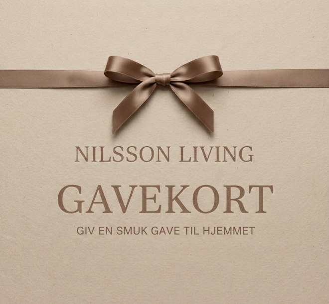 Billede af gavekort til Nilsson Living med brun sløjfe