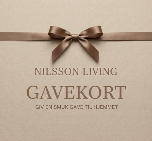 Billede af gavekort til Nilsson Living med brun sløjfe