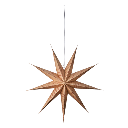 Adventsstjerne brun/rød