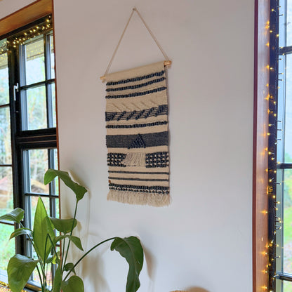 Terra Vægtæppe - Grå/blå