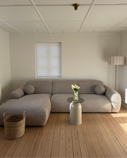 Clyde Loungesofa – Venstrevendt, Stengrå