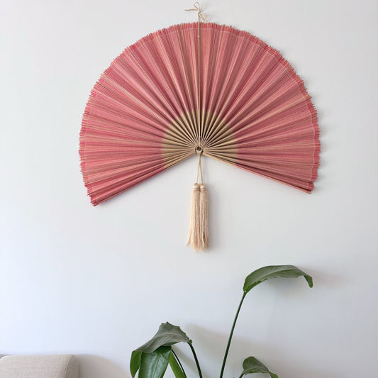 Saga Bambusvifte Rosa