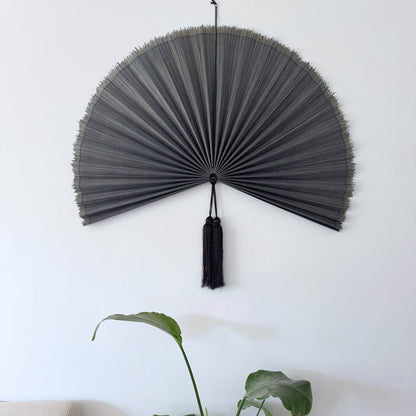 Saga Bambusvifte Grå