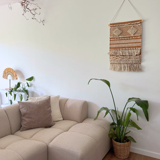 Terra Vægtæppe - Rust/Ivory