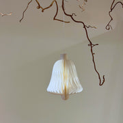 Ornament - Klokke hvid