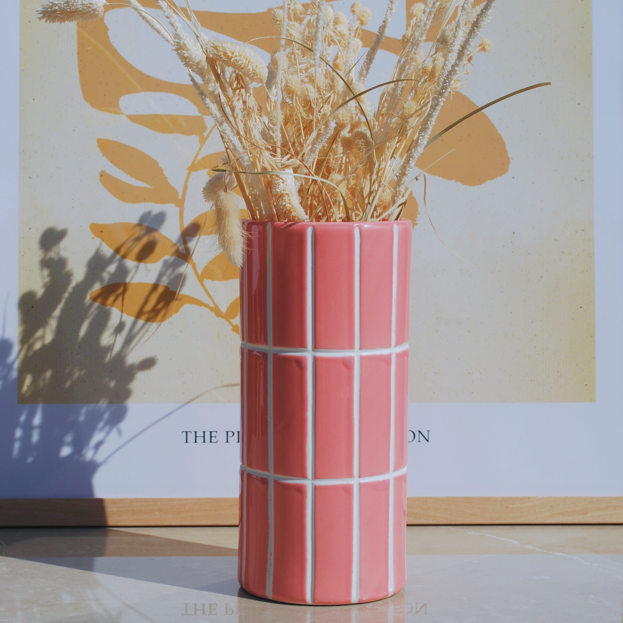 Liv – Keramisk Flisevase i Rosa