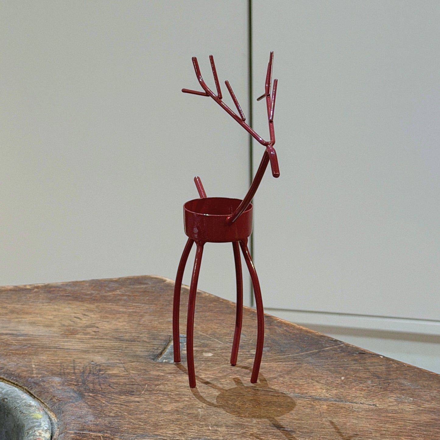 Stor Rensdyr Fyrfadsstage