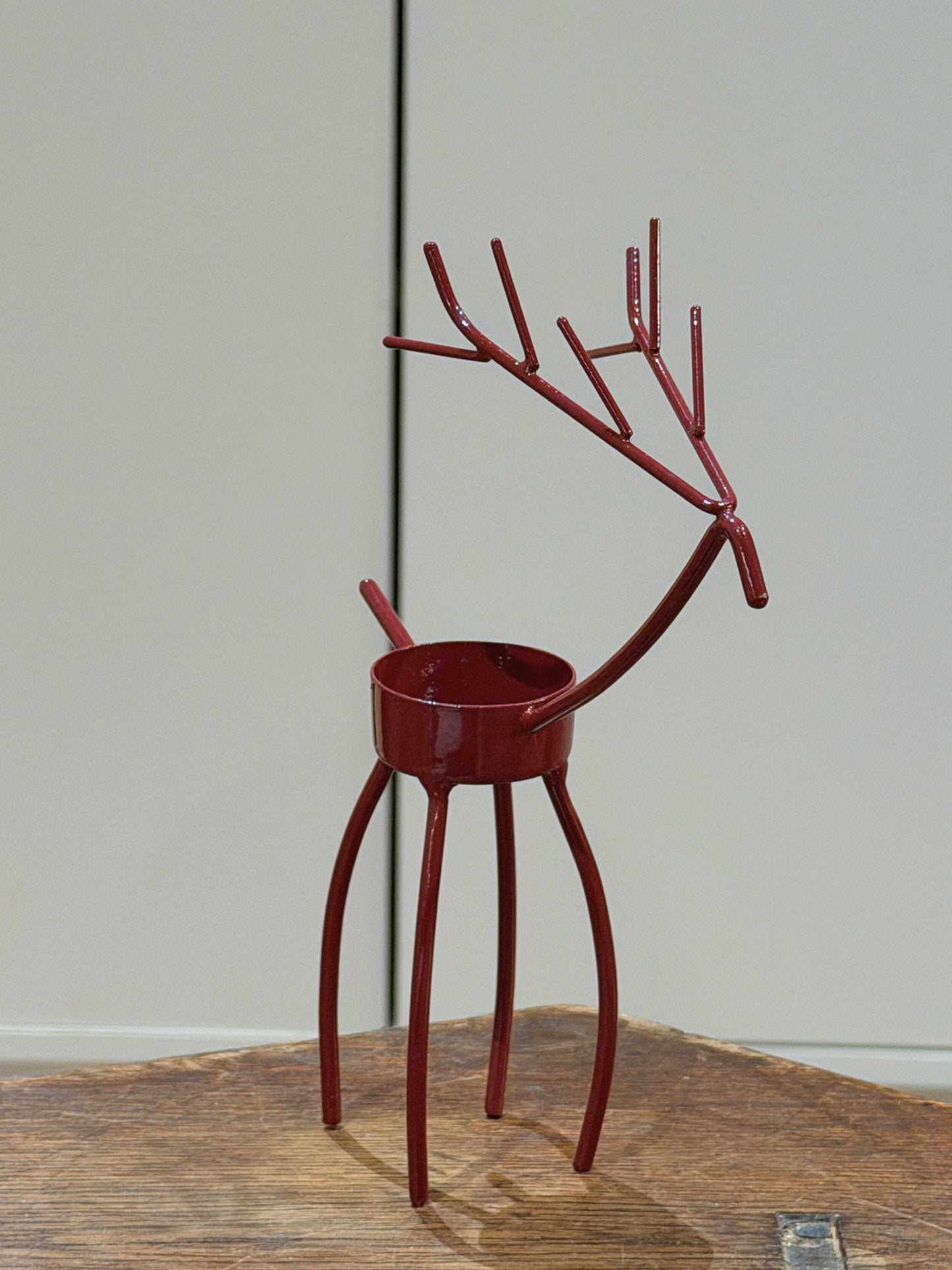 Stor Rensdyr Fyrfadsstage