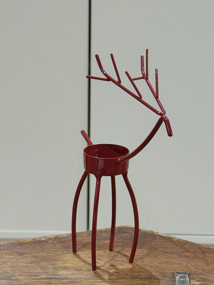 Stor Rensdyr Fyrfadsstage