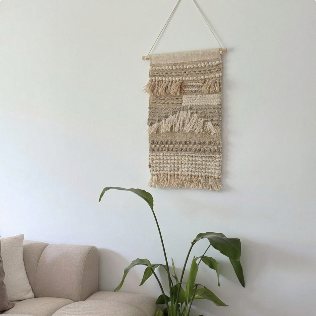 Terra Vægtæppe - Beige