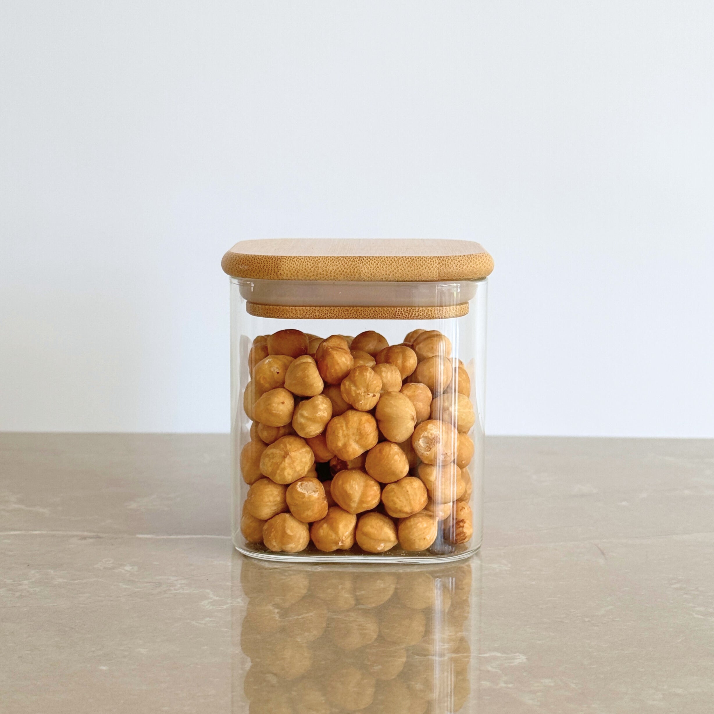 Opbevaringsglas firkantet 380 ml