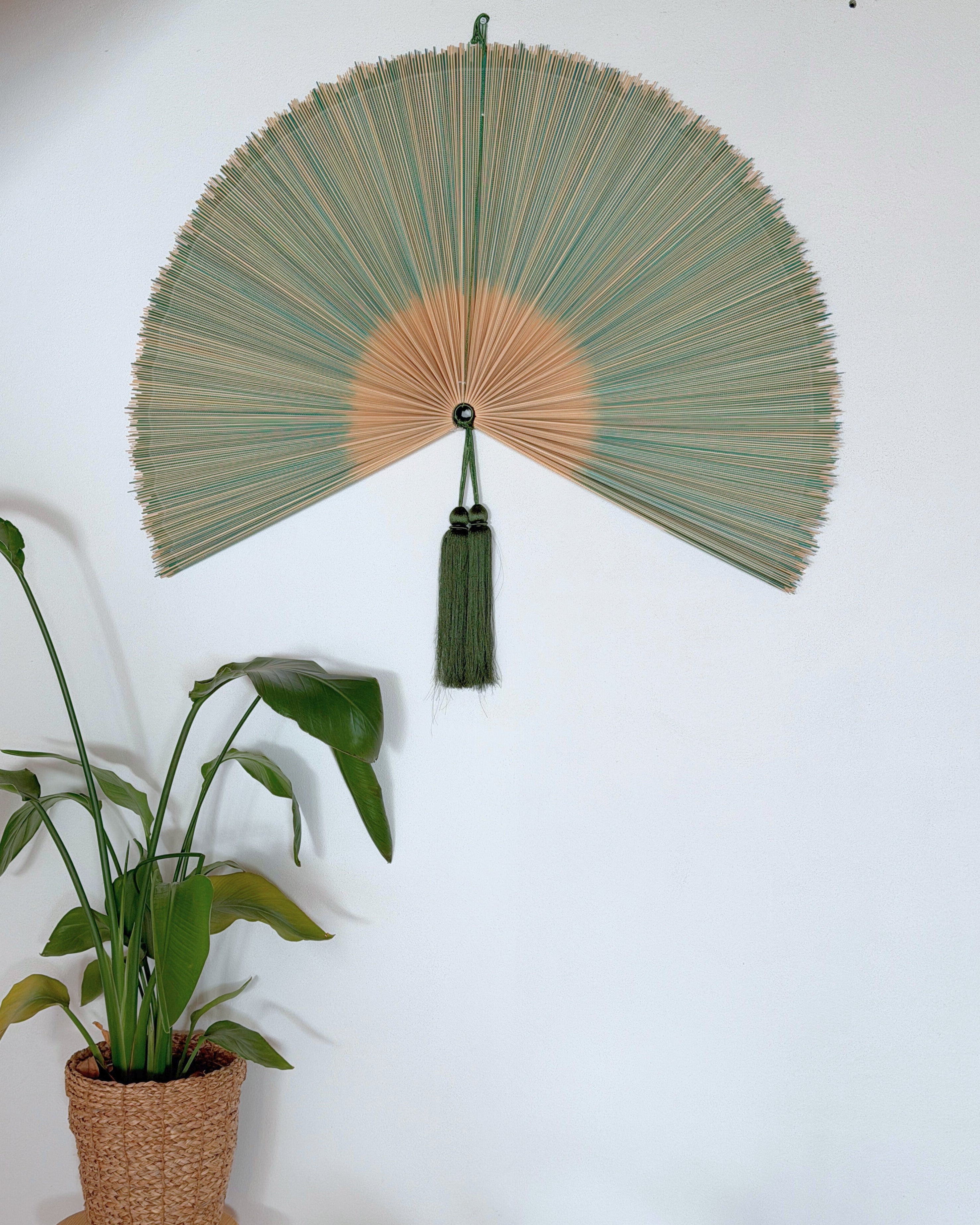 Saga Bambusvifte Grøn