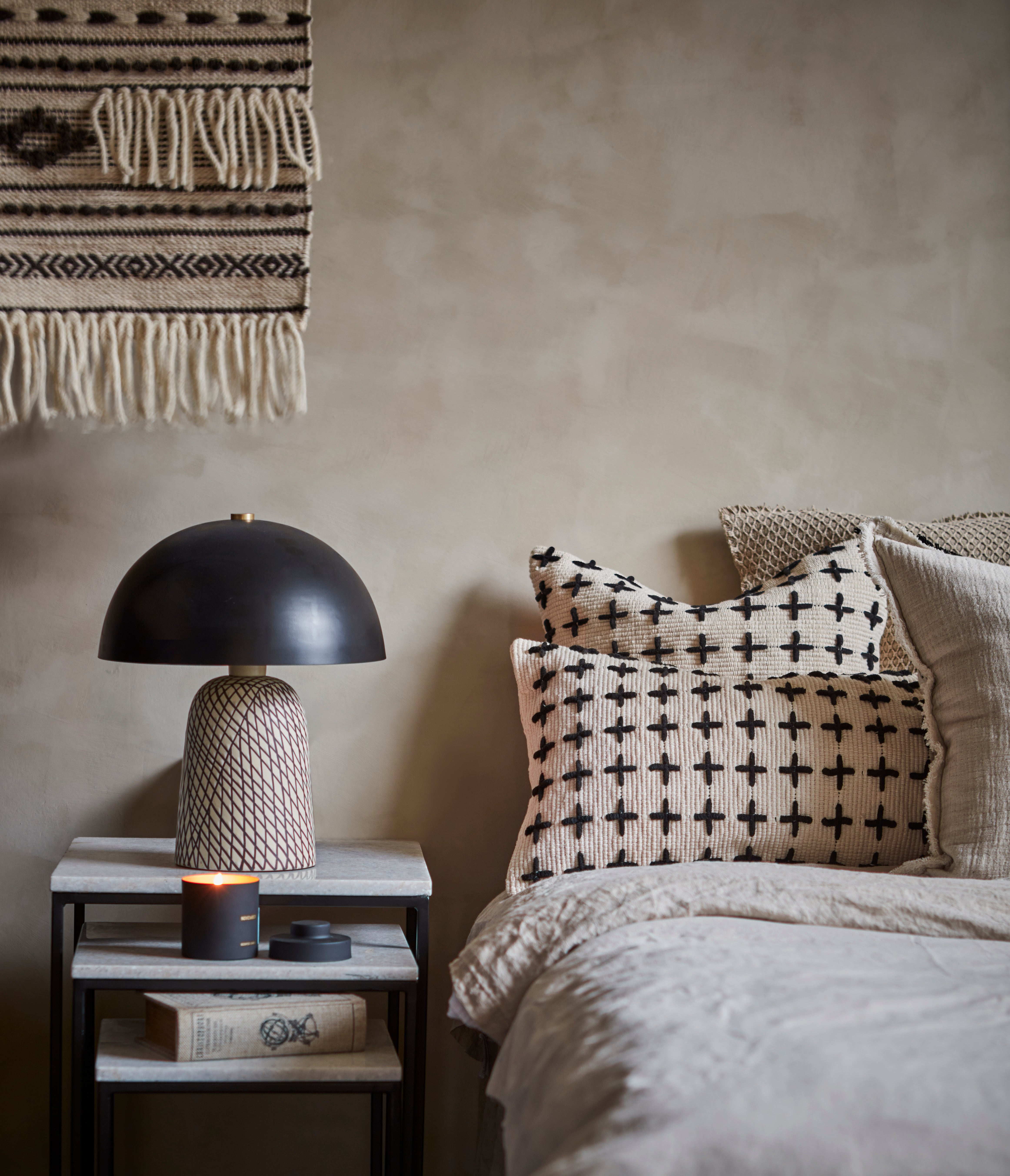 Terra Vægtæppe - Ivory/Brun